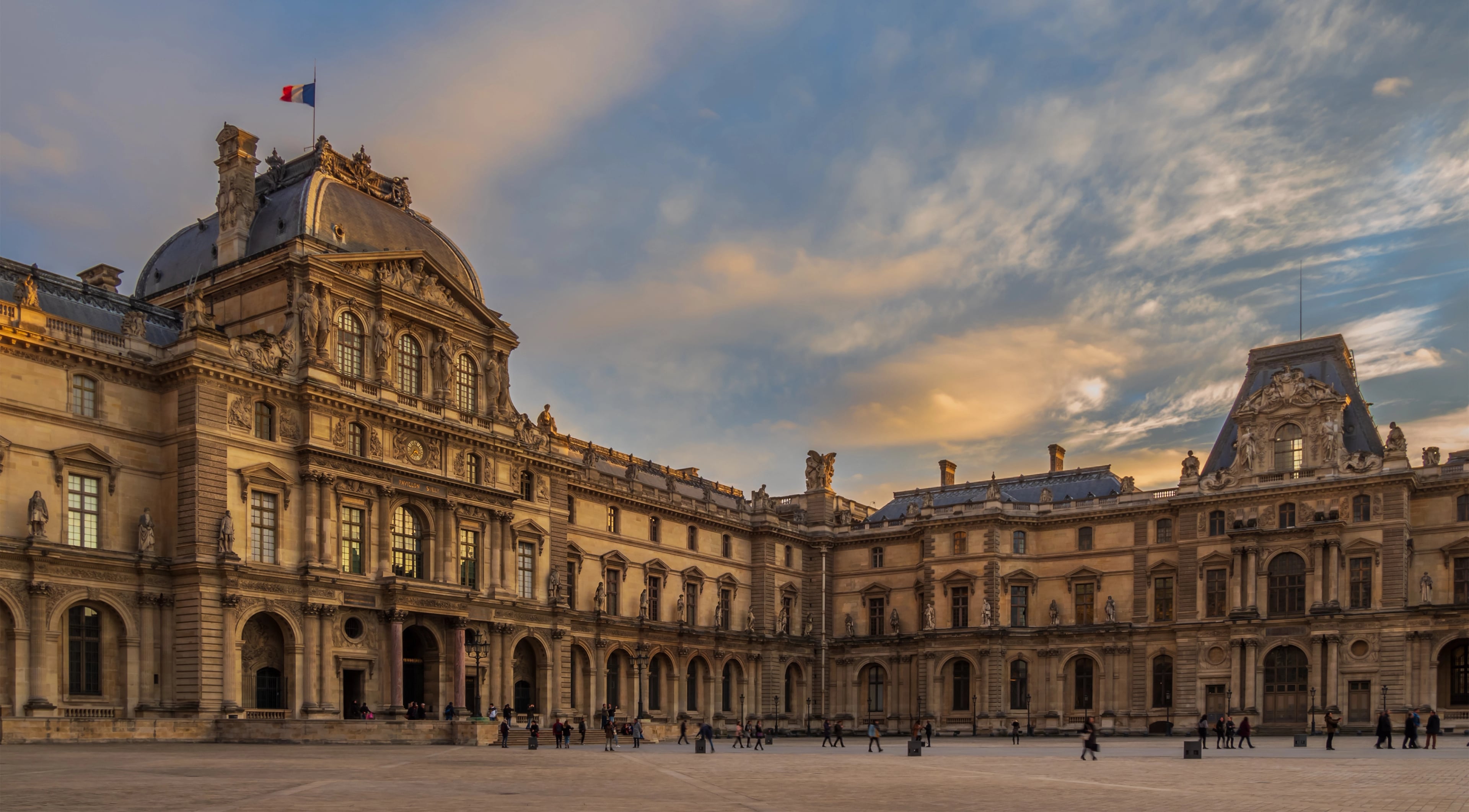 Louvre Museum Closeup