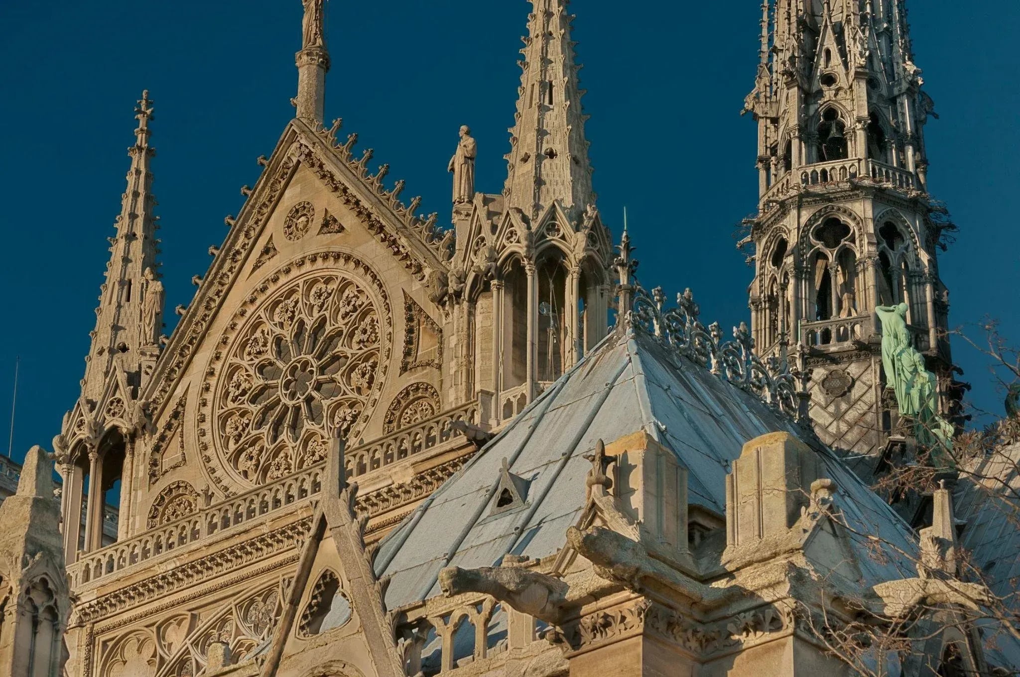Aged and Weathered Stone, Notre Dame Cathedral