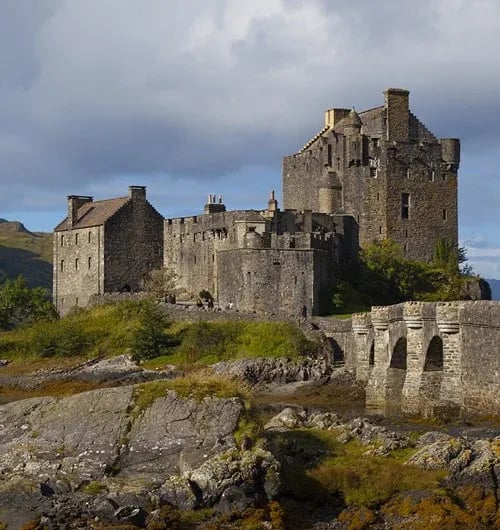 Aged and Weathered Stone, Castles and Manor Houses in Scotland