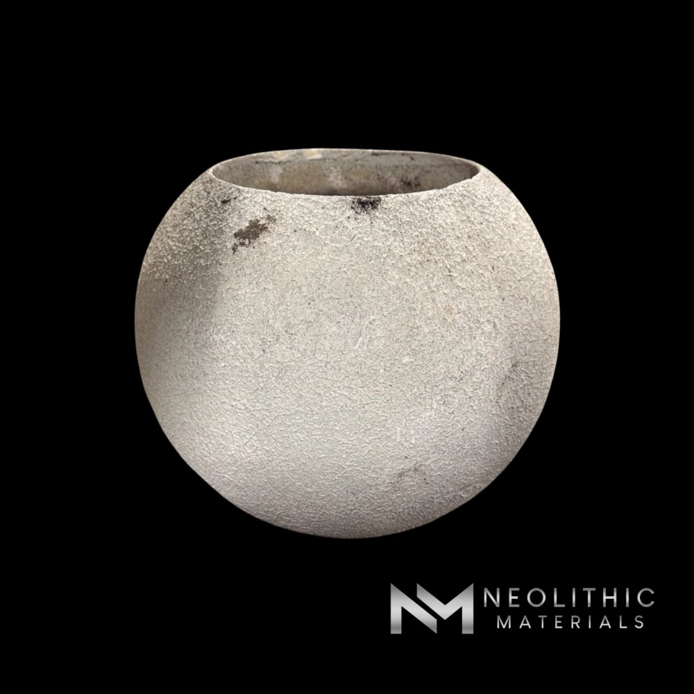Swiss 60's Concrete Ball Planter