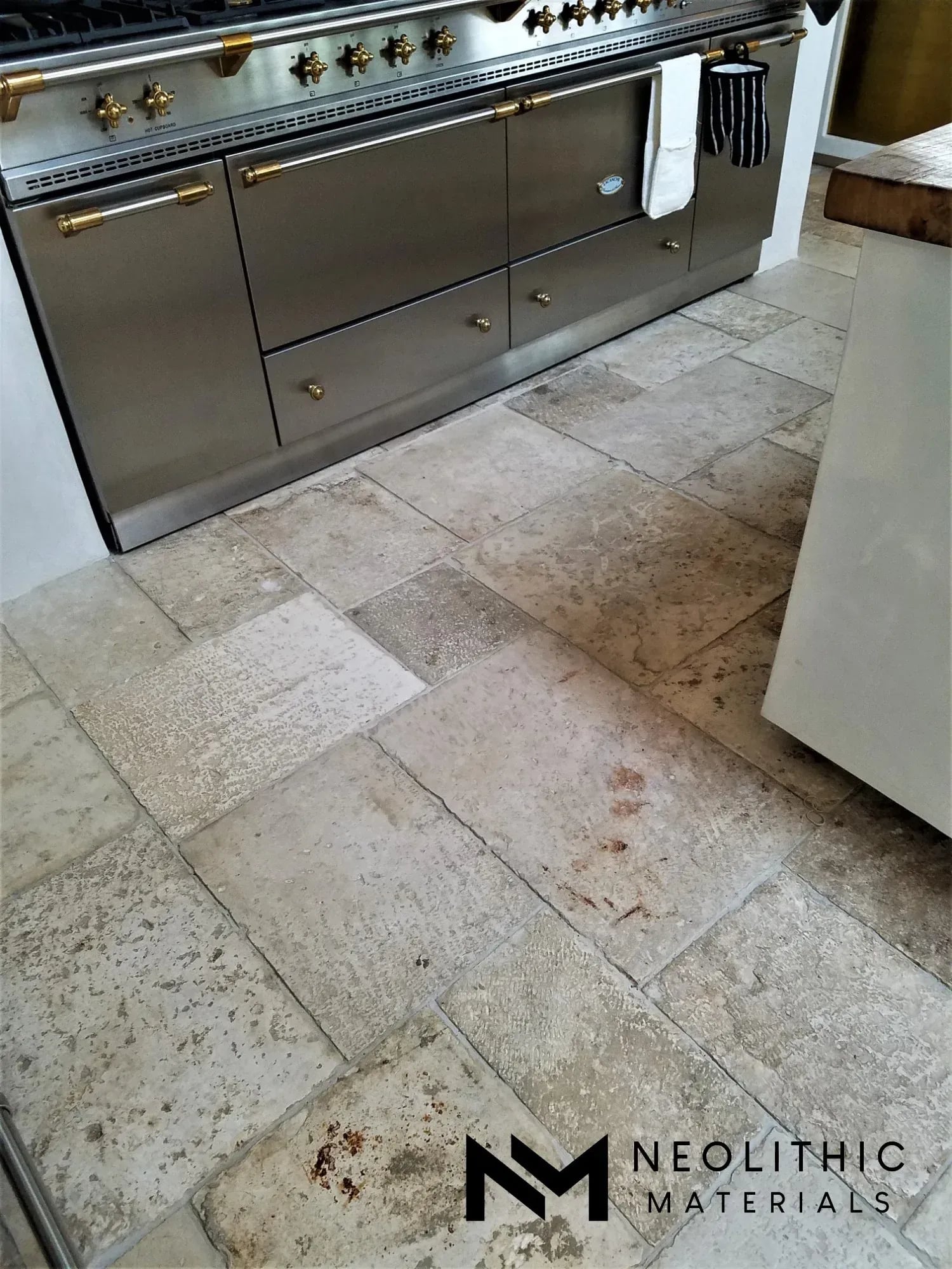 Antique Italian Limestone Flooring - Image 5