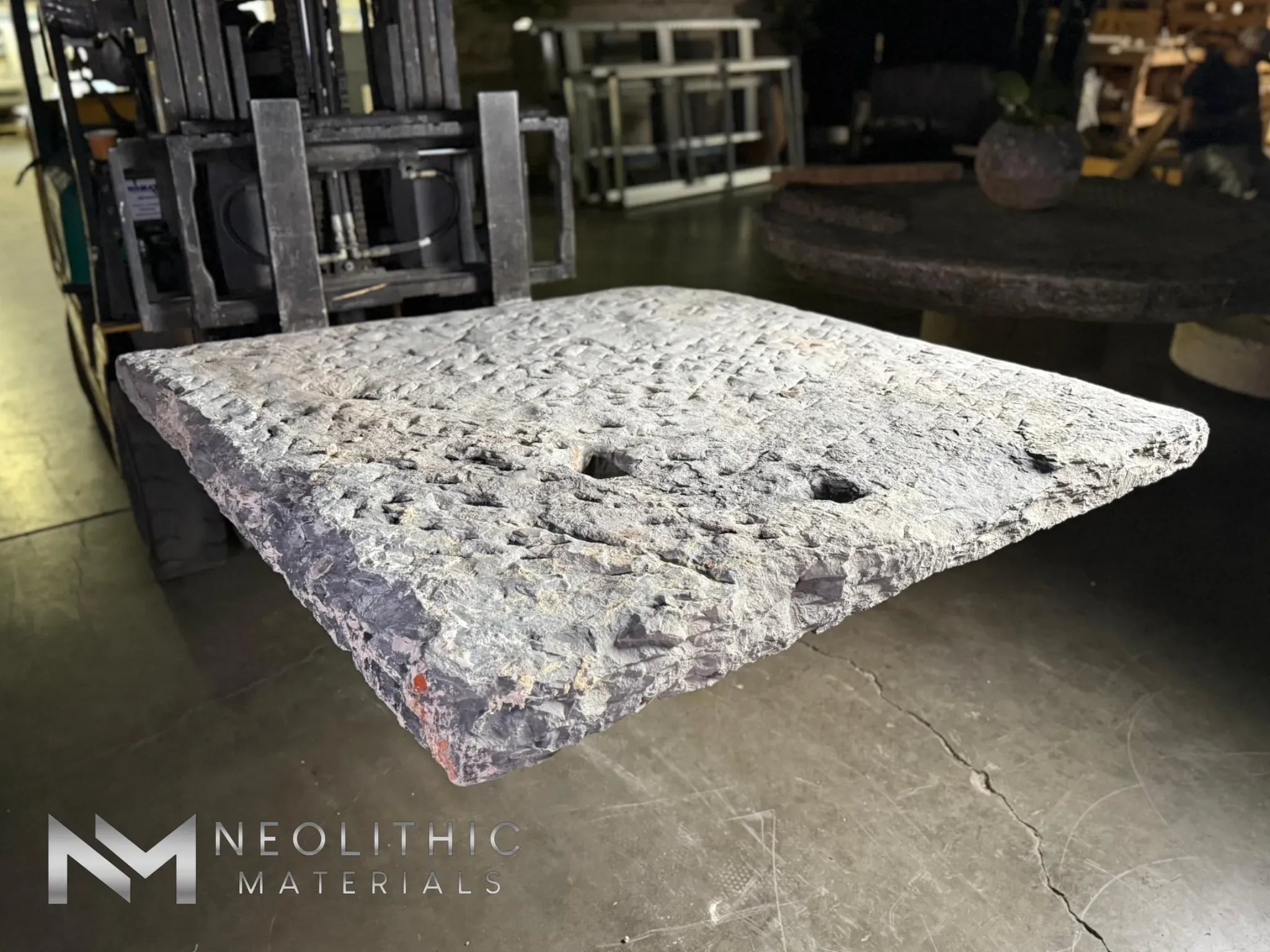 French Antique Limestone Slab - Image 3