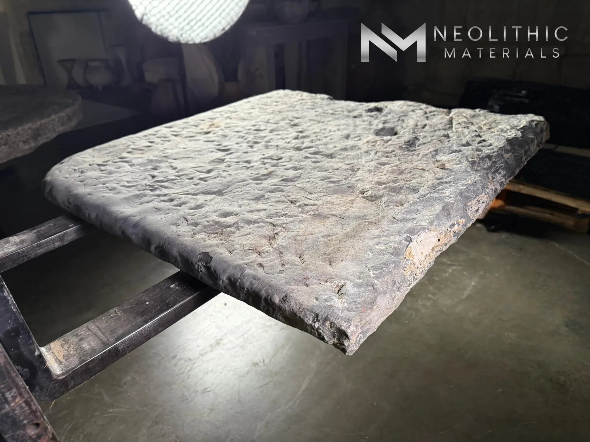 French Antique Limestone Slab - Image 4