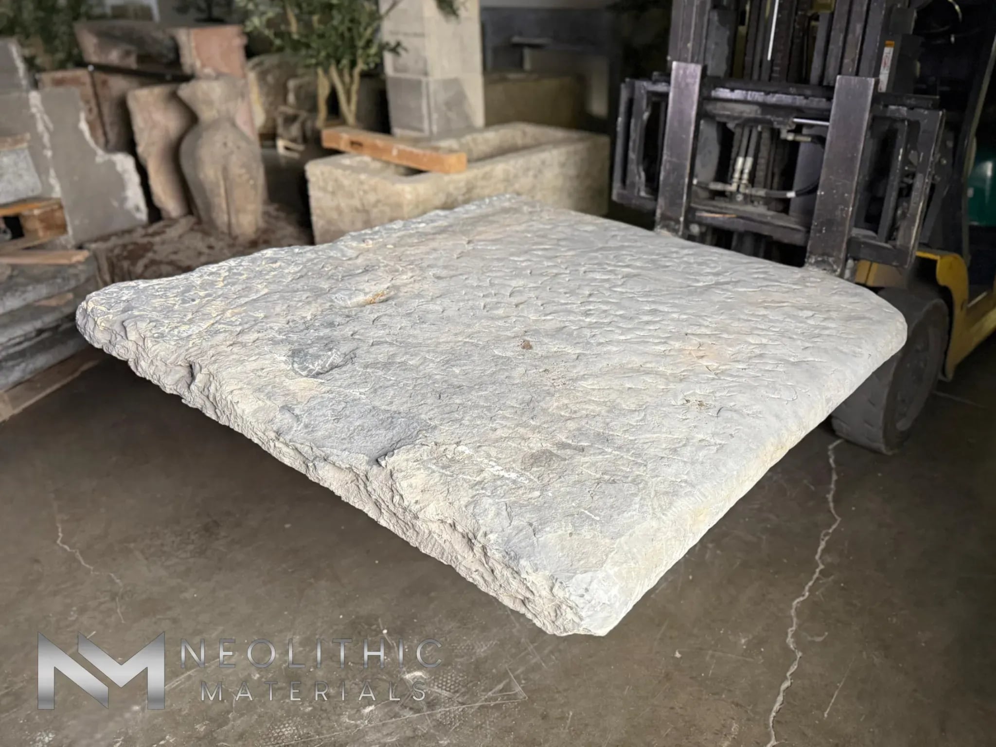 French Antique Limestone Slab - Image 5