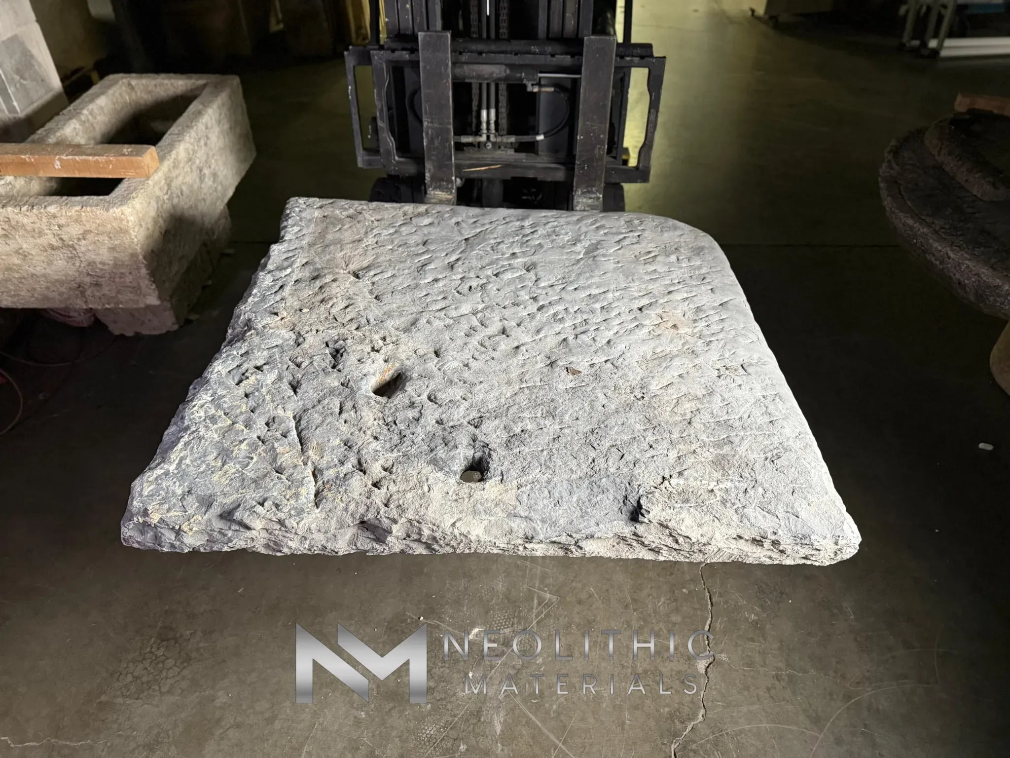 French Antique Limestone Slab - Image 6