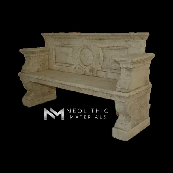 Limestone Bench - Image 2