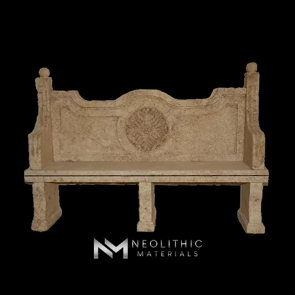 Limestone Bench - Image 1