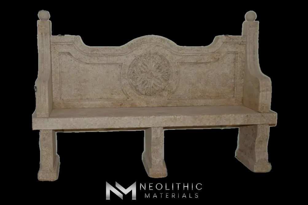 Limestone Bench - Image 2