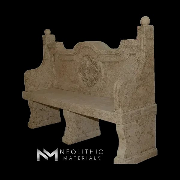 Limestone Bench - Image 3