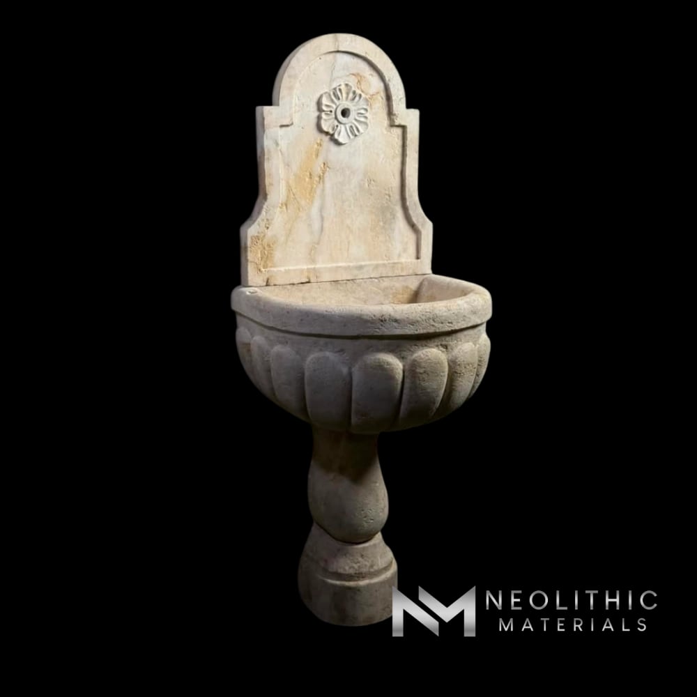 Reclaimed Limestone Fountain