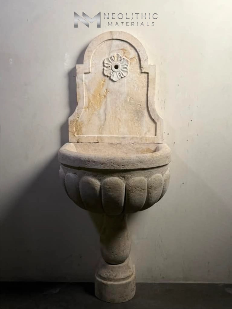 Reclaimed Limestone Fountain - Image 1