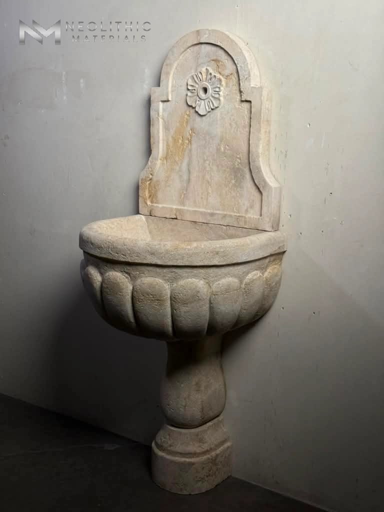 Reclaimed Limestone Fountain - Image 2