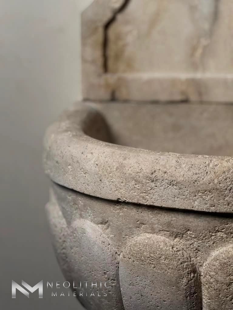 Reclaimed Limestone Fountain - Image 6