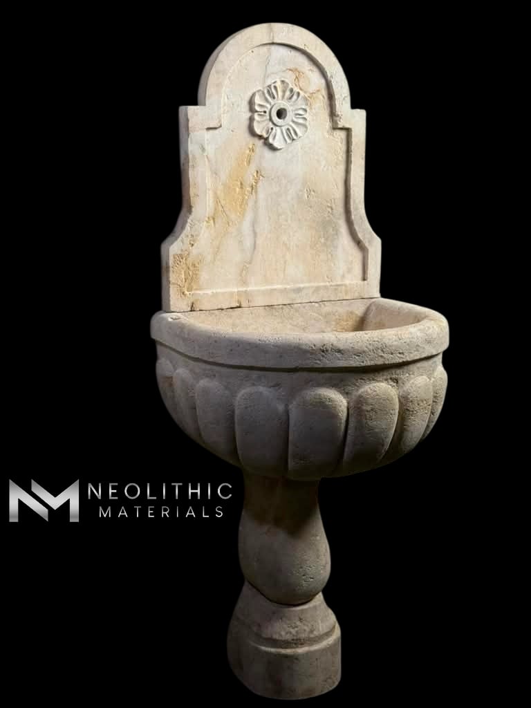 Reclaimed Limestone Fountain