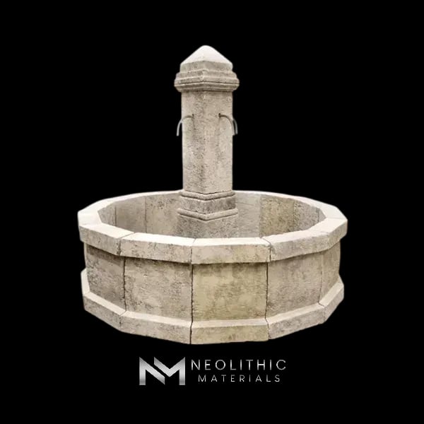 Reclaimed Limestone Fountain