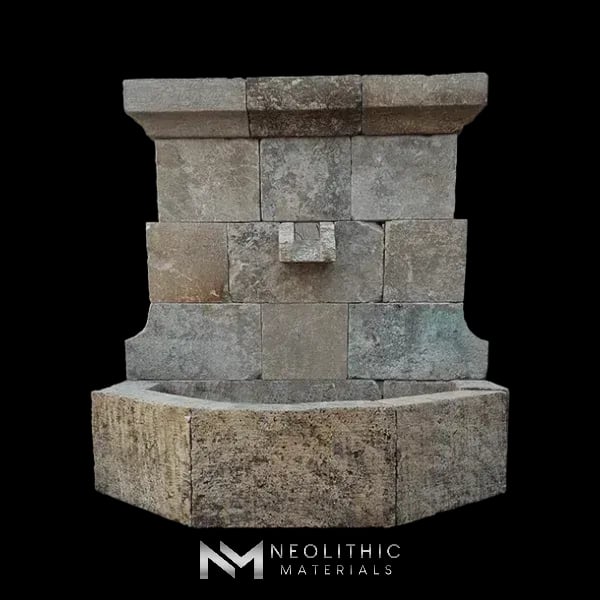 Reclaimed Limestone Fountain