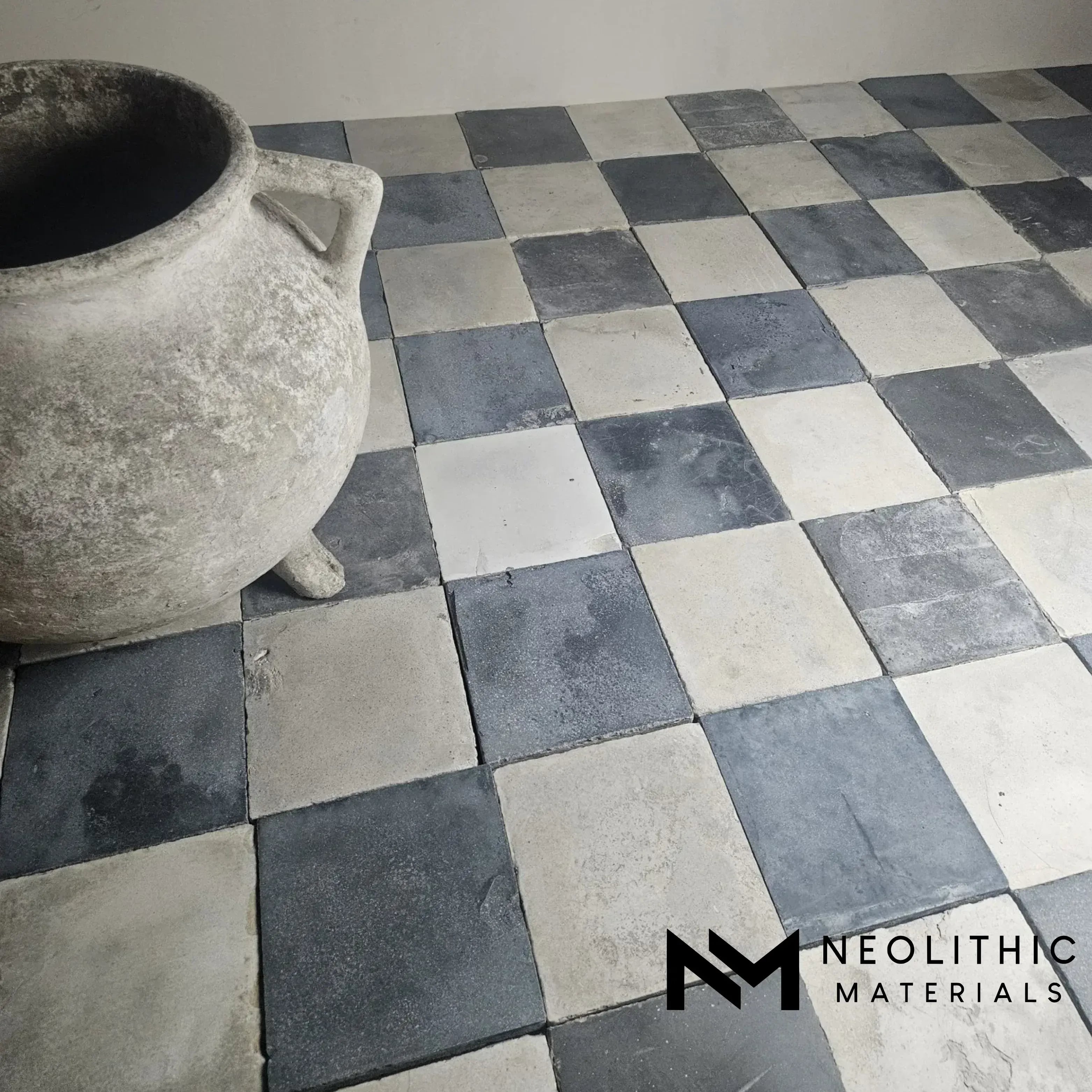 Black and White Cement Tiles