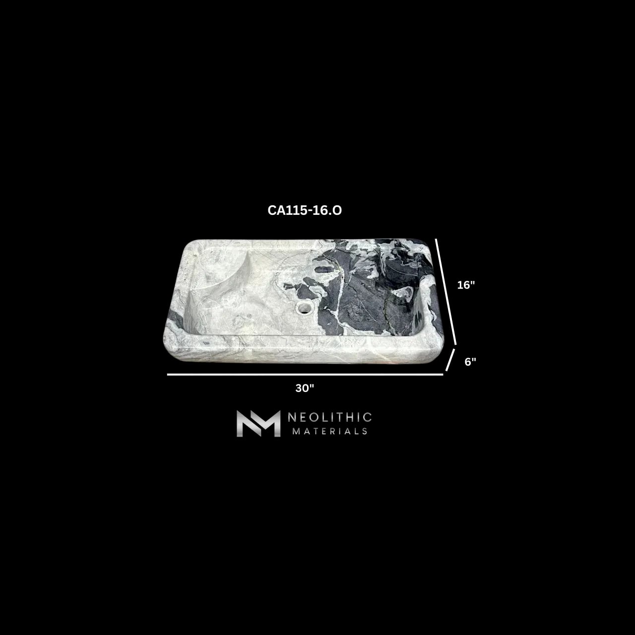 Arctic Ocean Marble Sink - Image 11