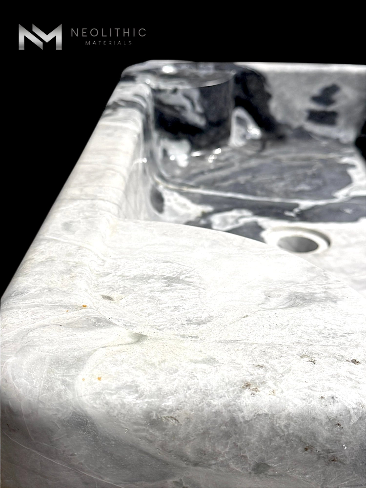 Arctic Ocean Marble Sink - Image 7