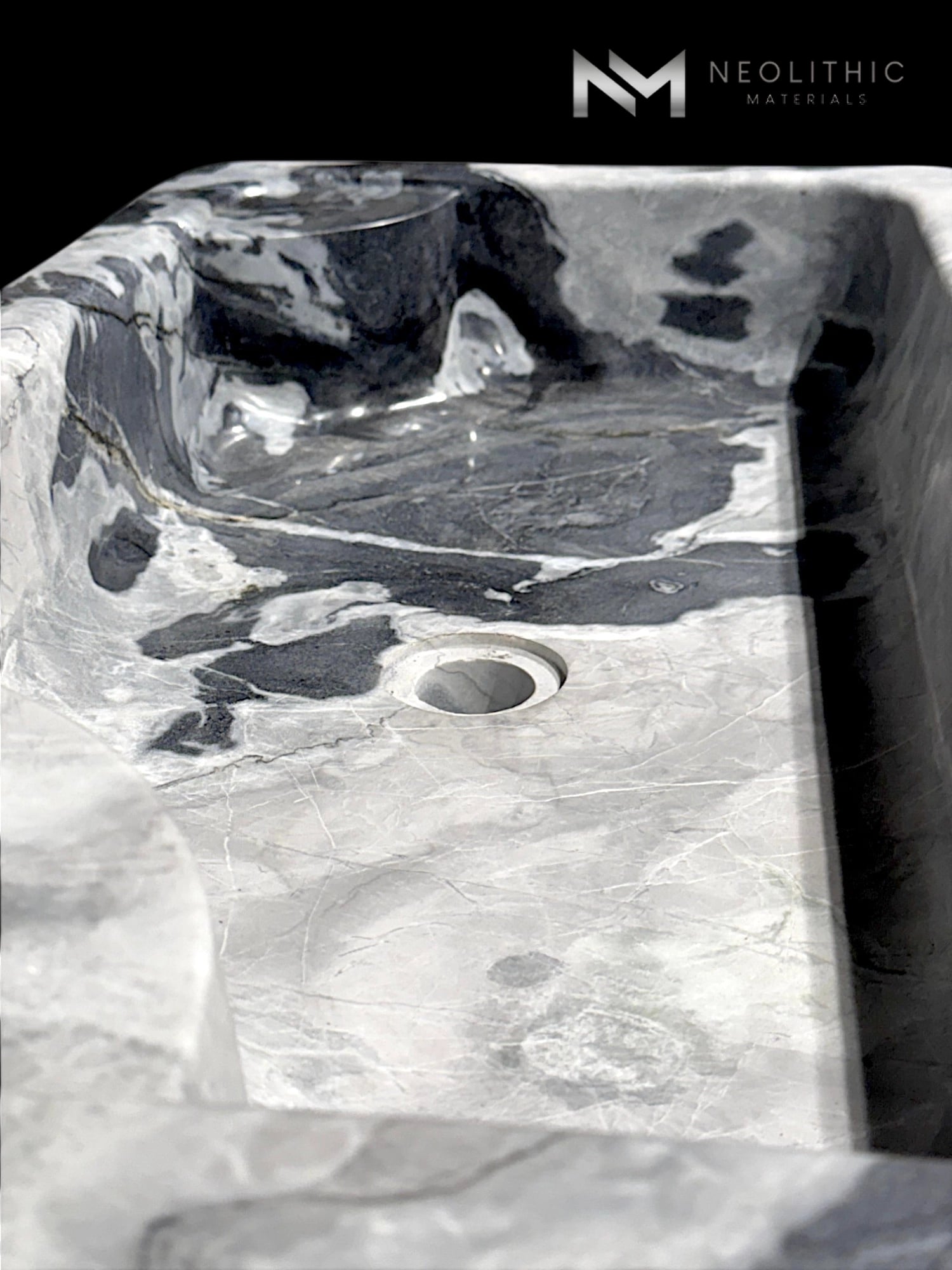 Arctic Ocean Marble Sink - Image 8