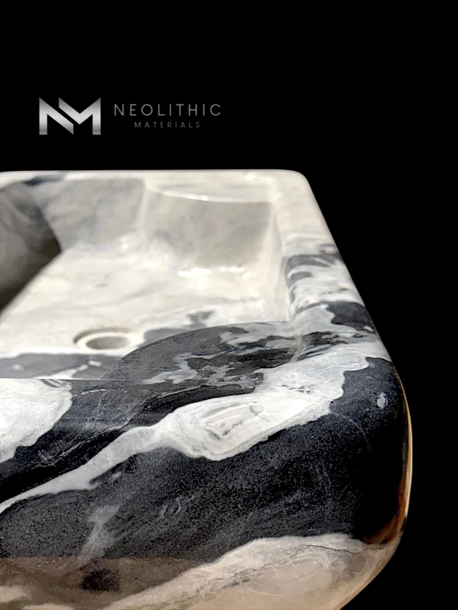 Arctic Ocean Marble Sink - Image 9