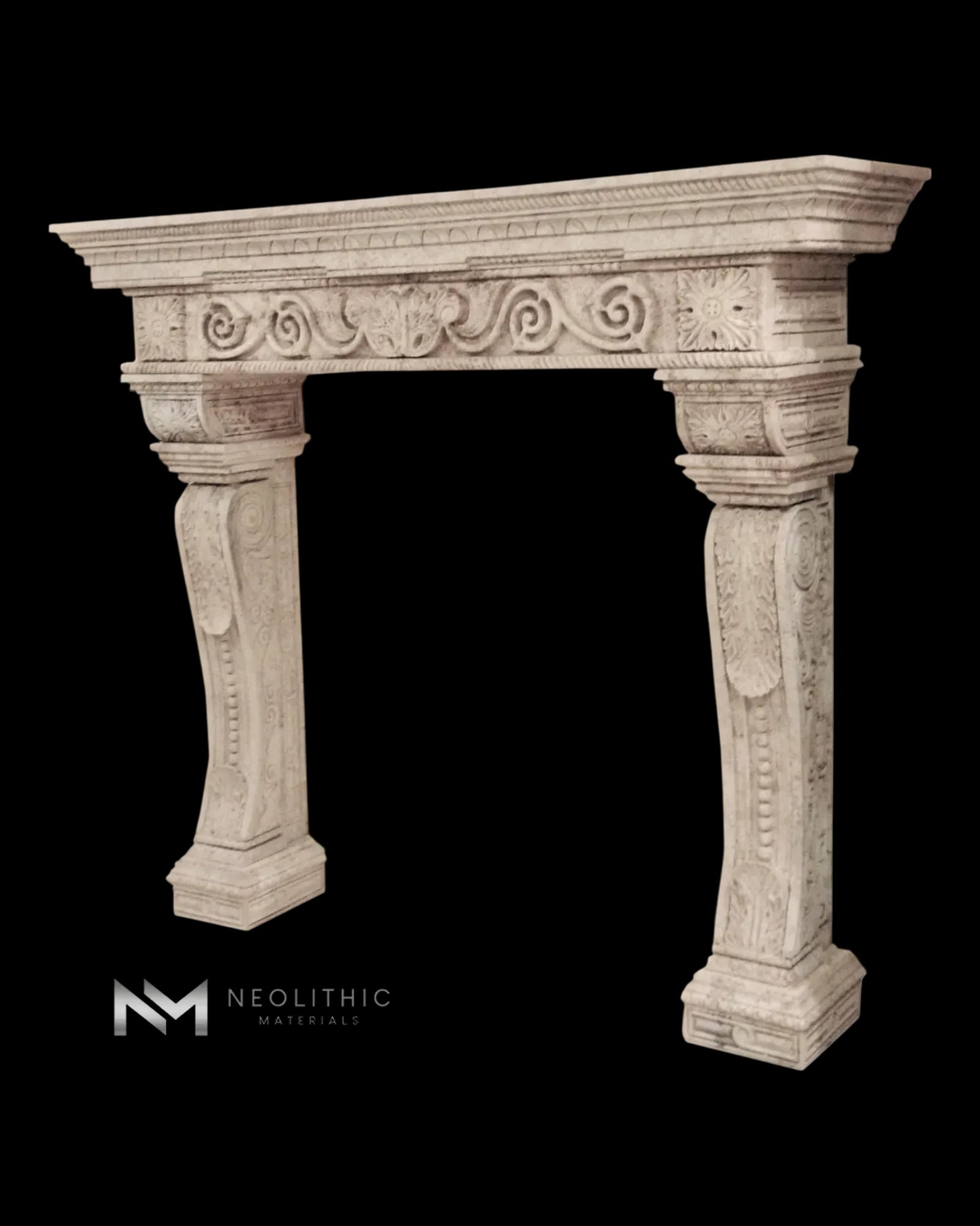 Torichelli Limestone Mantel - Image 2