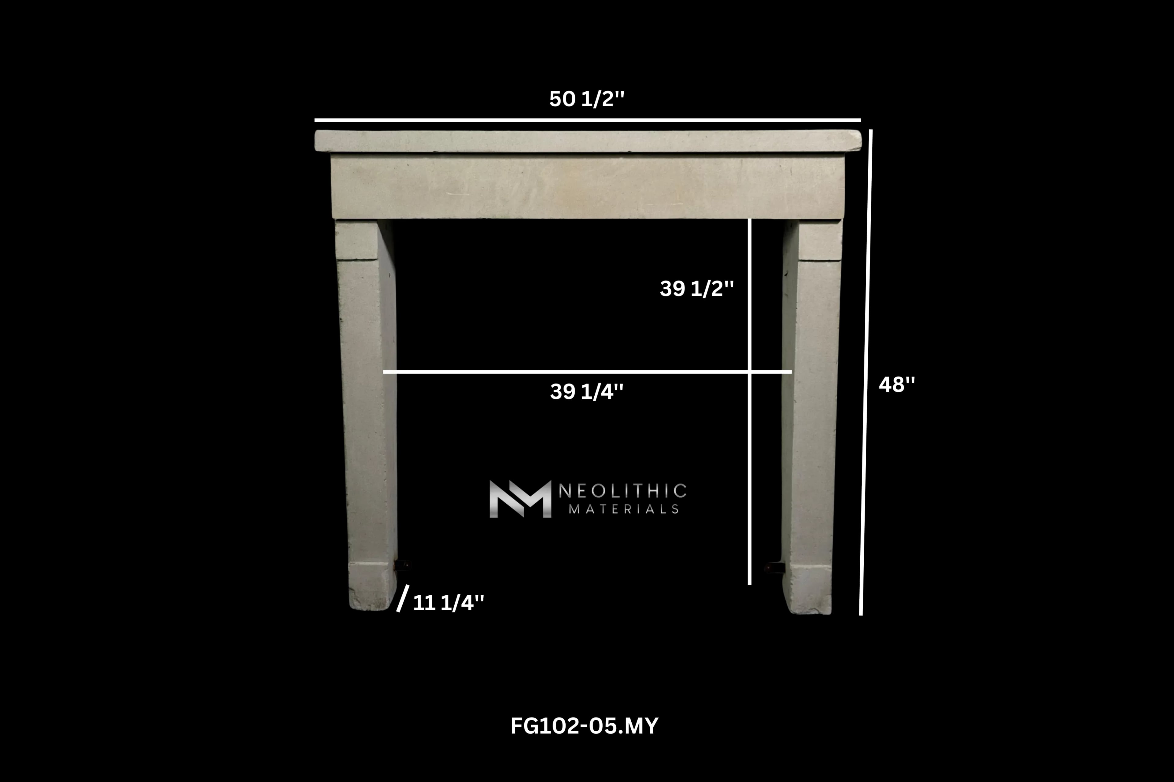 French Antique 19th Century Limestone Fireplace - Image 8