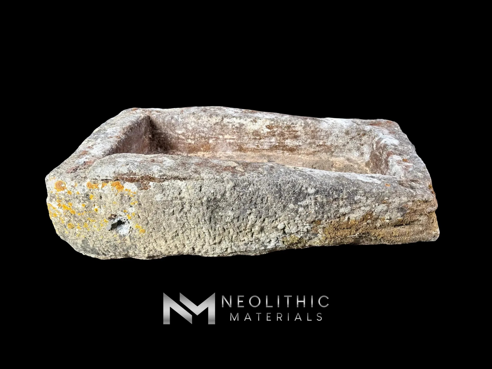 French Antique Limestone Trough