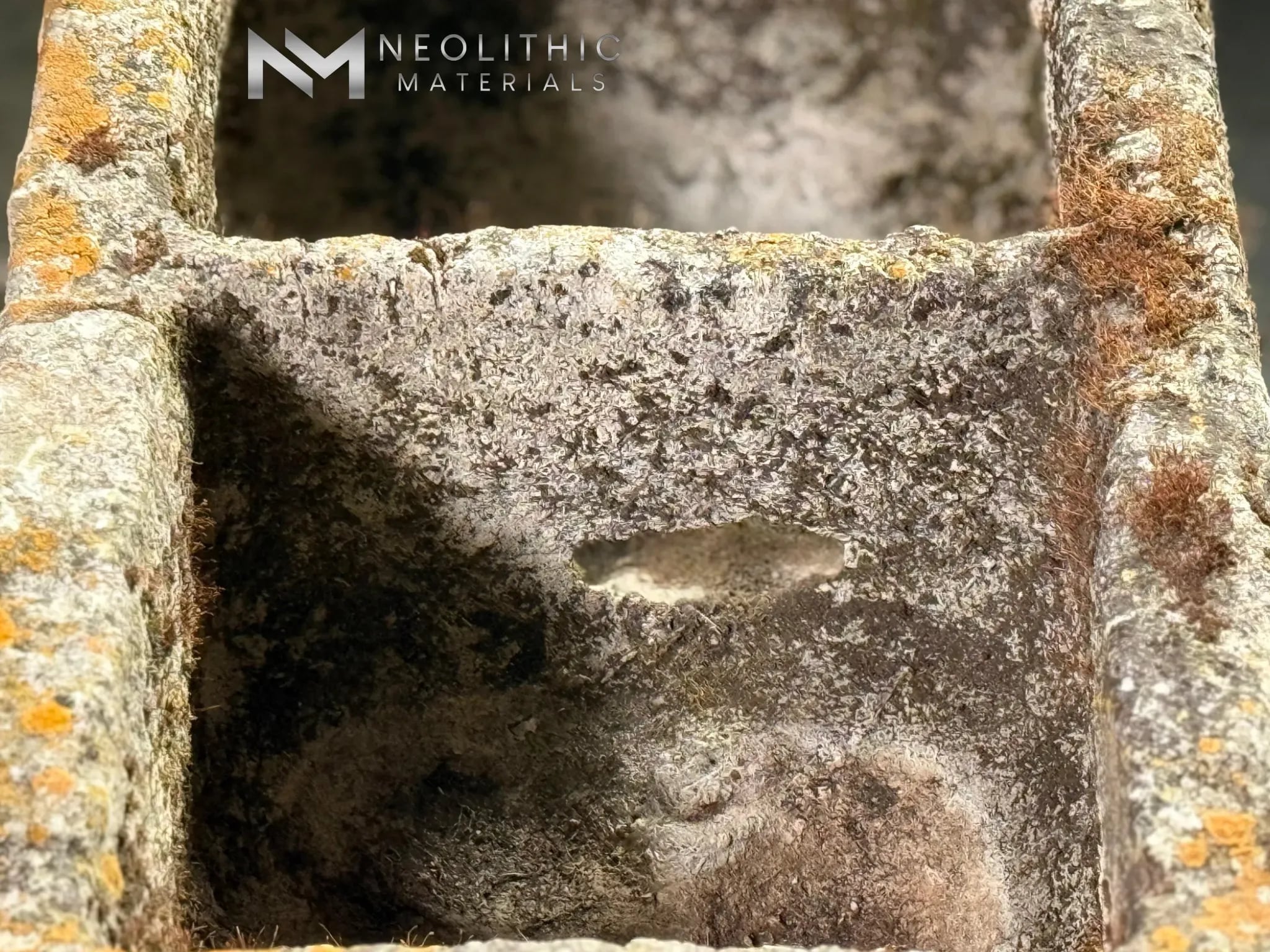 French Antique Double Limestone Trough - Image 6