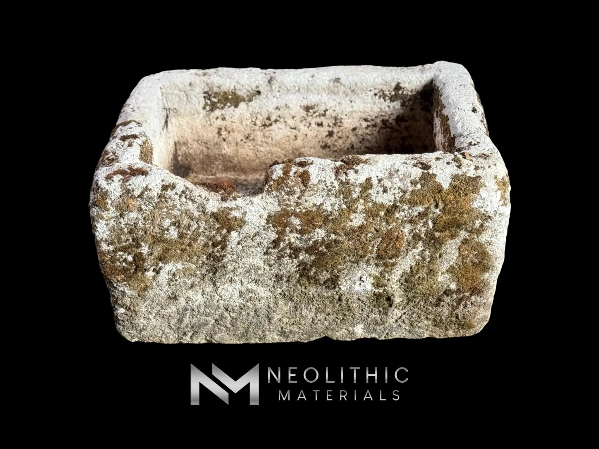 French Antique Limestone Trough