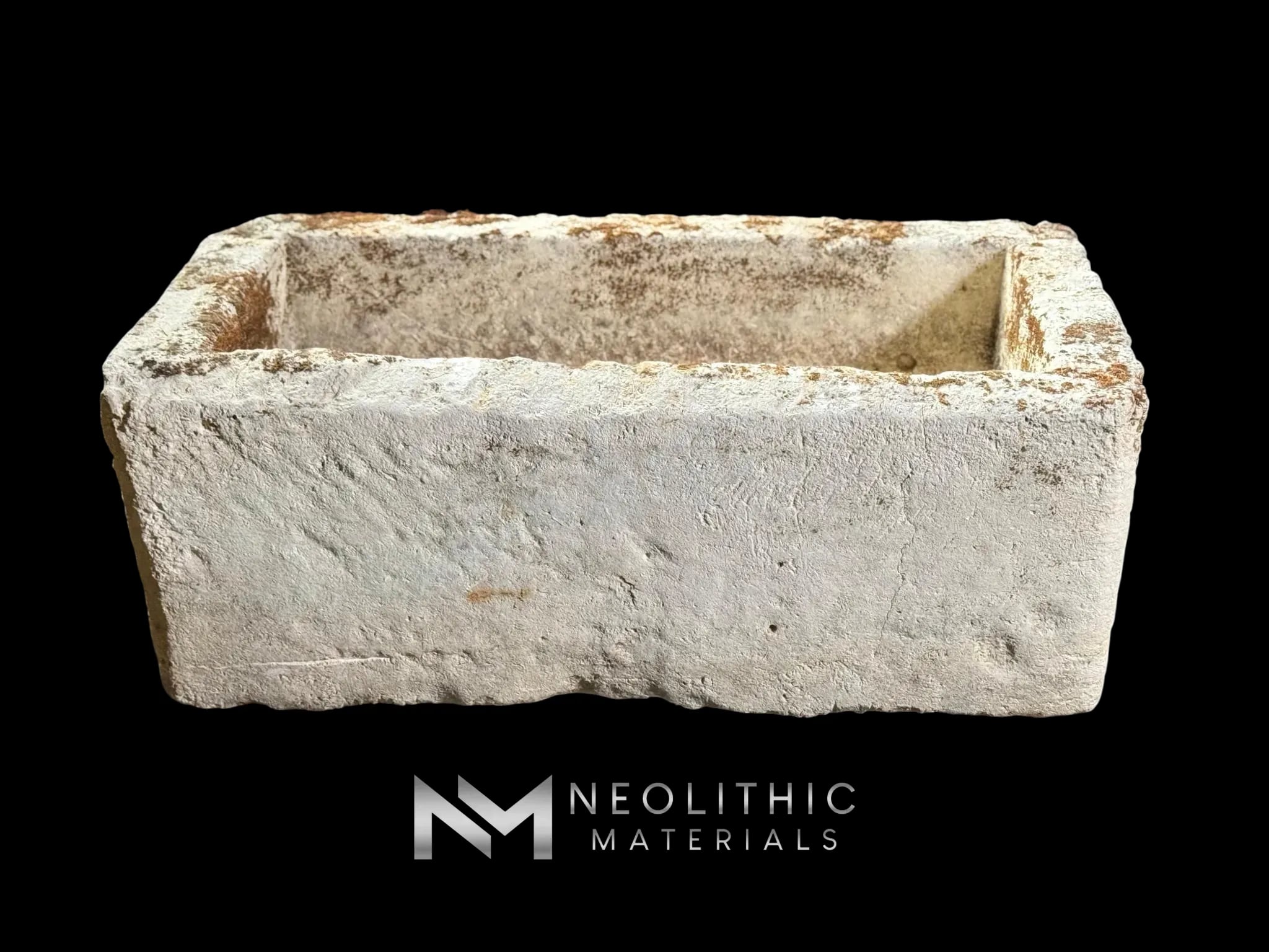 French Antique Limestone Trough