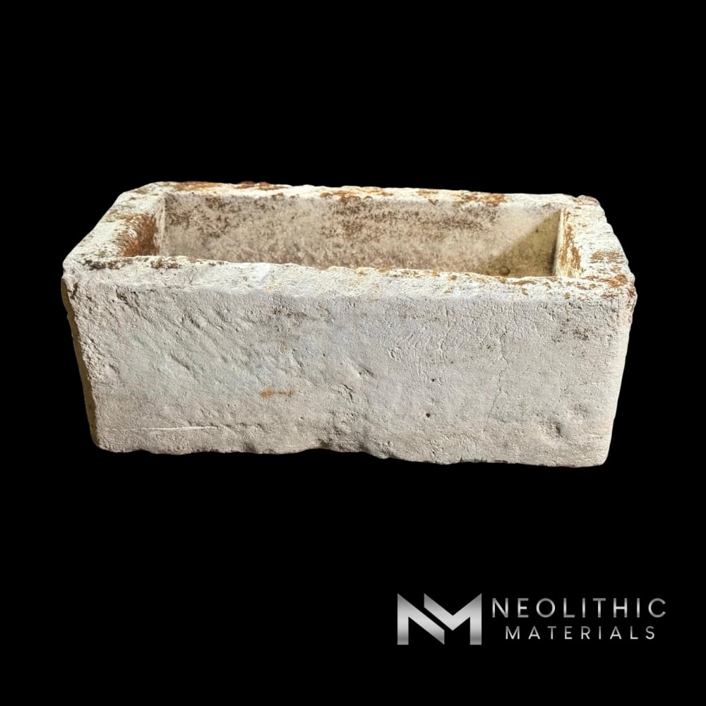 French Antique Limestone Trough