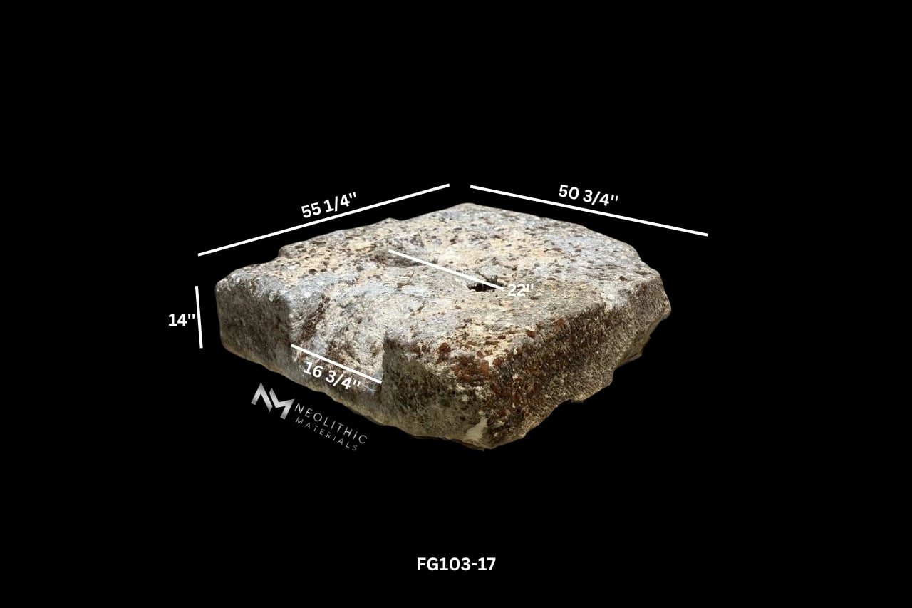 French Antique Foundation Slab - Image 10