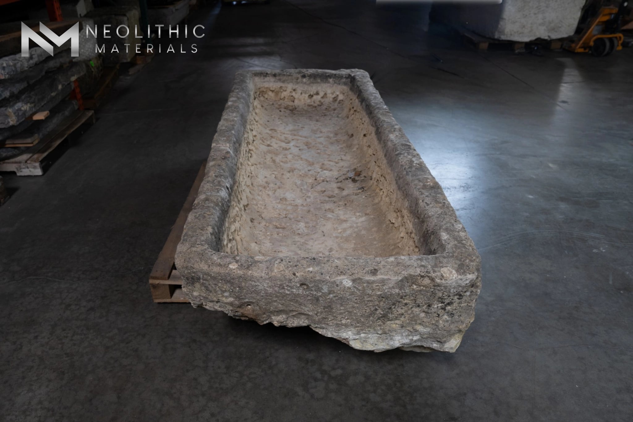 French Antique Limestone Trough - Image 2