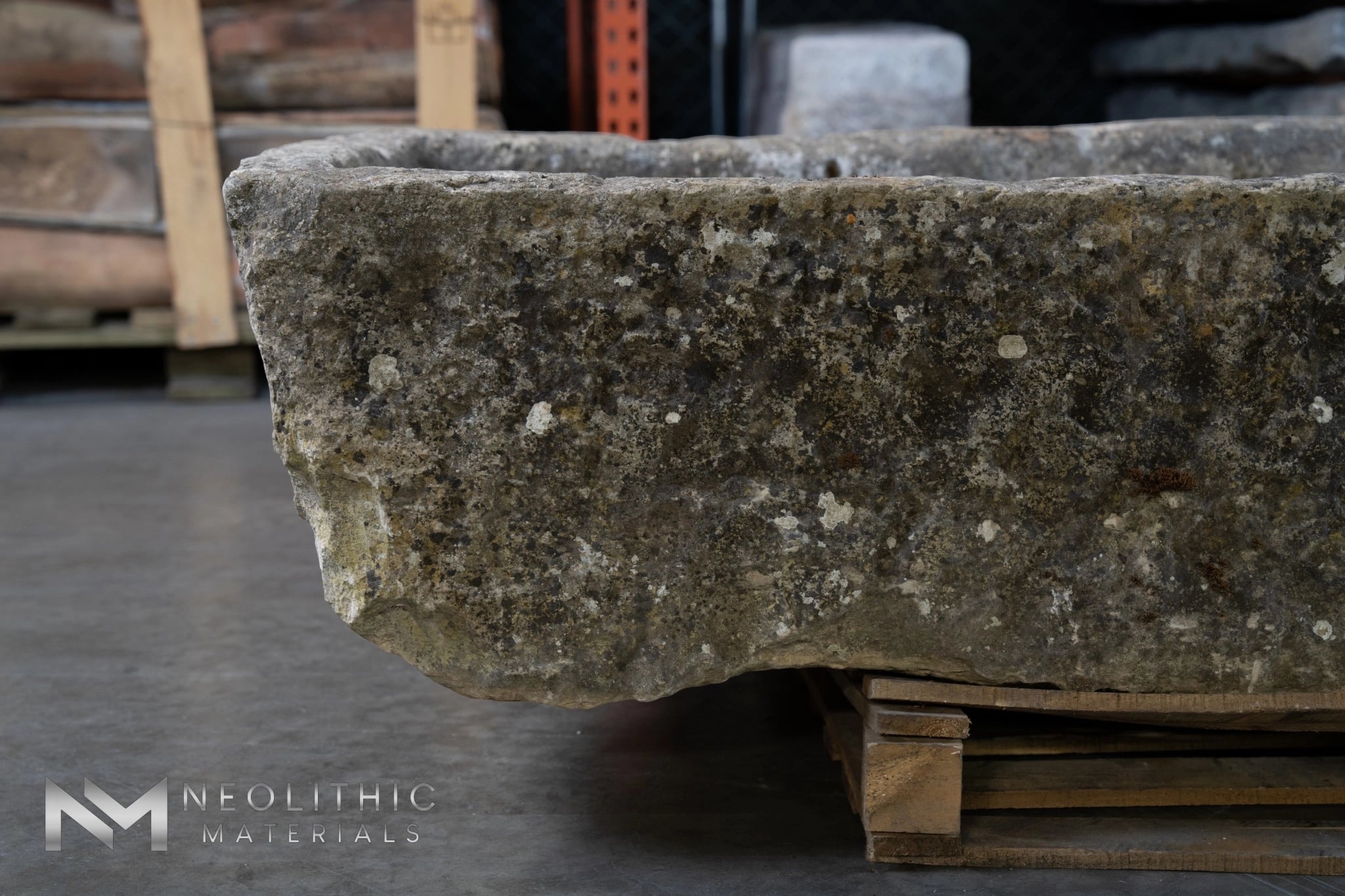 French Antique Limestone Trough - Image 3