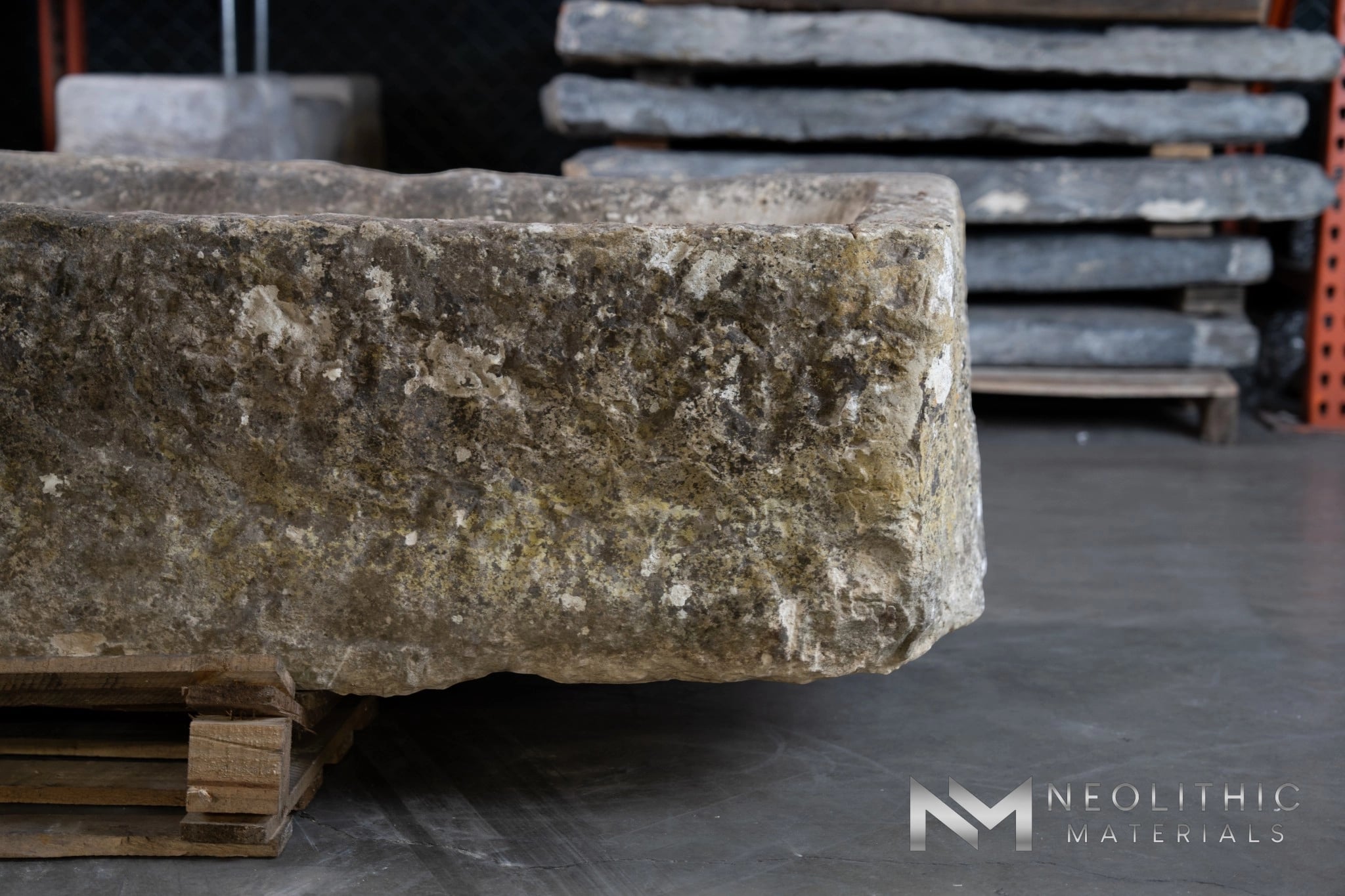 French Antique Limestone Trough - Image 4