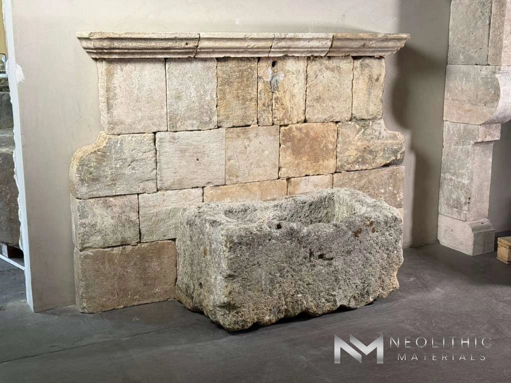 French Antique Limestone Trough - Image 3