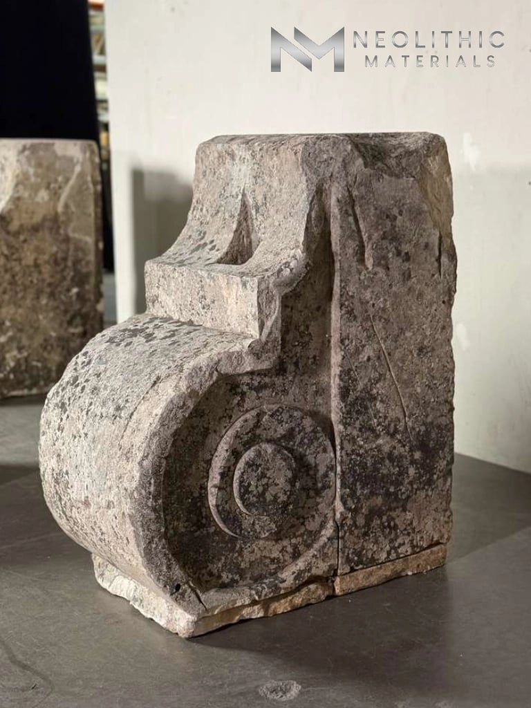 French Antique Limestone Corbels - Image 7