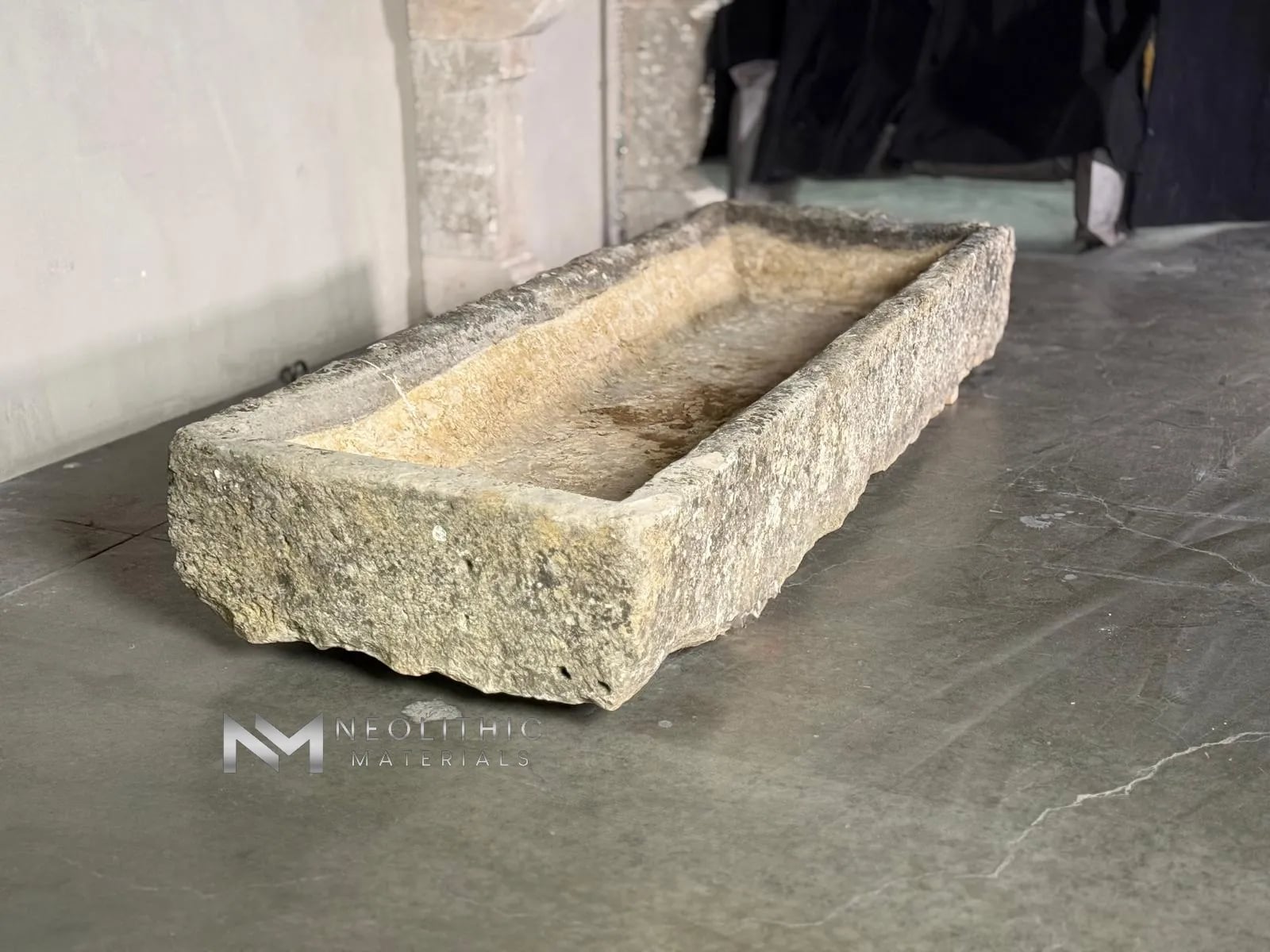 French Antique 18th Century Limestone Trough - Image 8