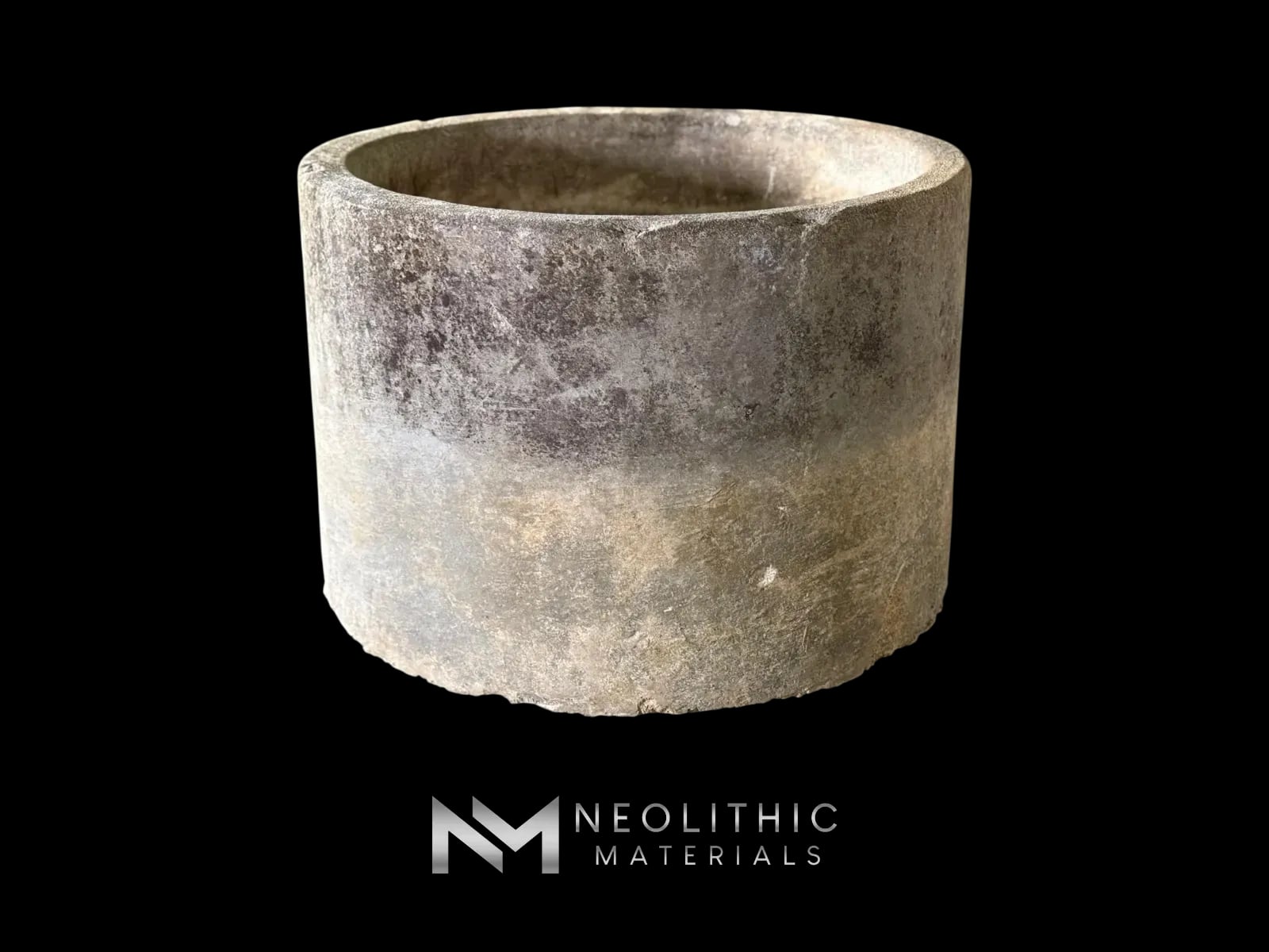 French Antique Limestone Round Trough