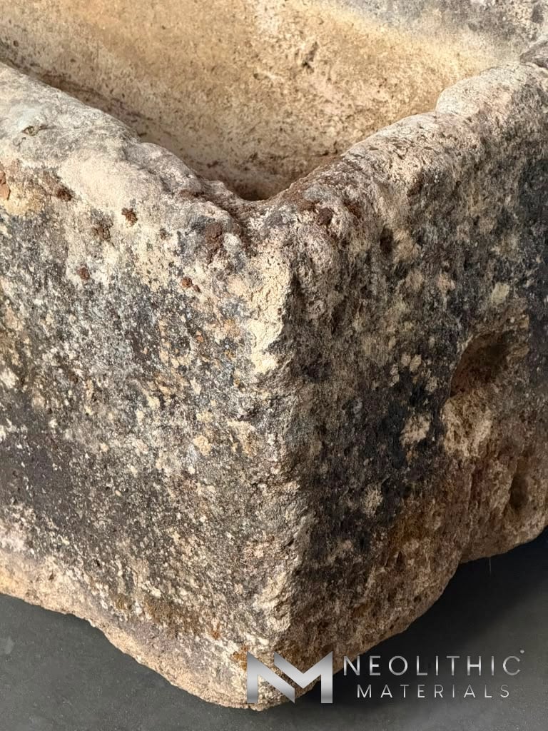 French Antique 18th Century Limestone Trough - Image 10