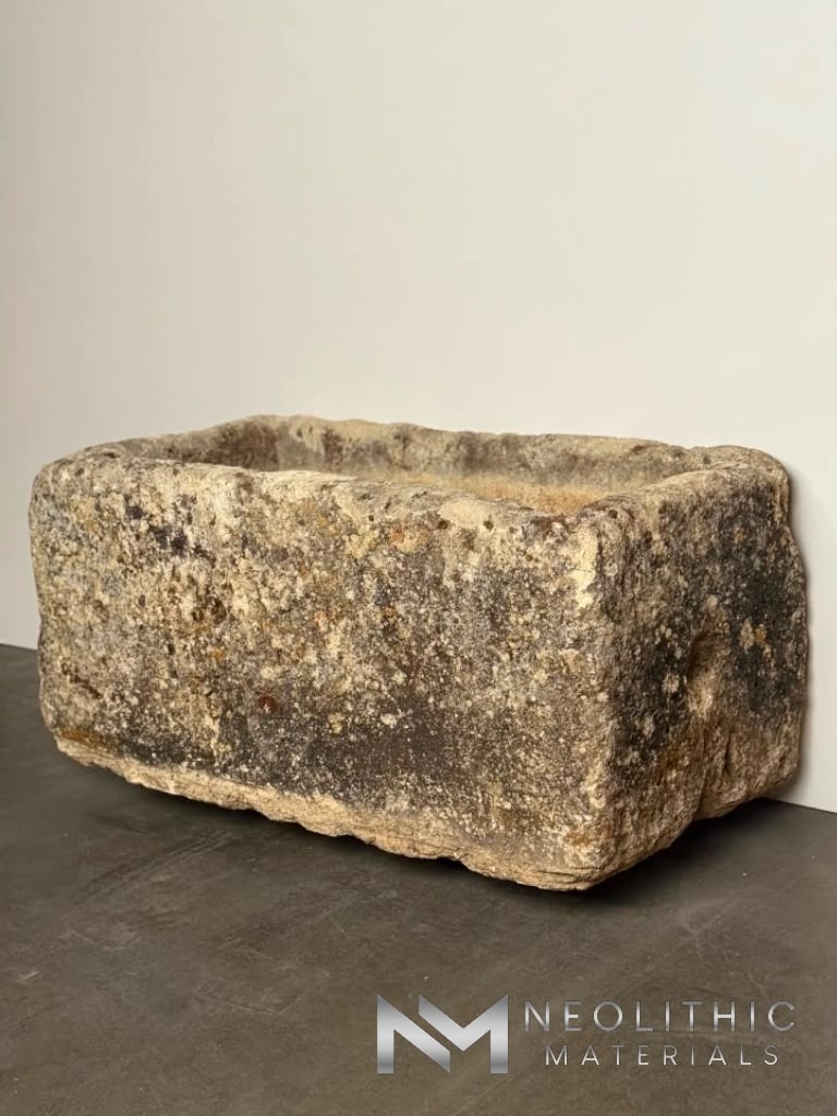 French Antique 18th Century Limestone Trough - Image 5
