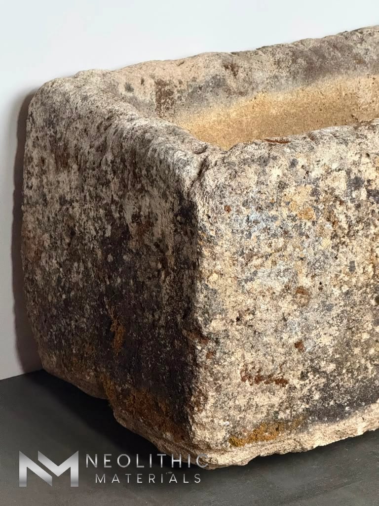 French Antique 18th Century Limestone Trough - Image 8