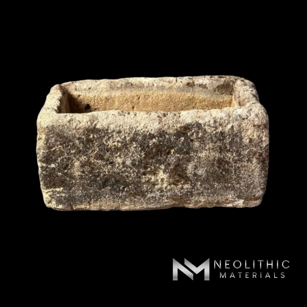 French Antique Limestone Trough