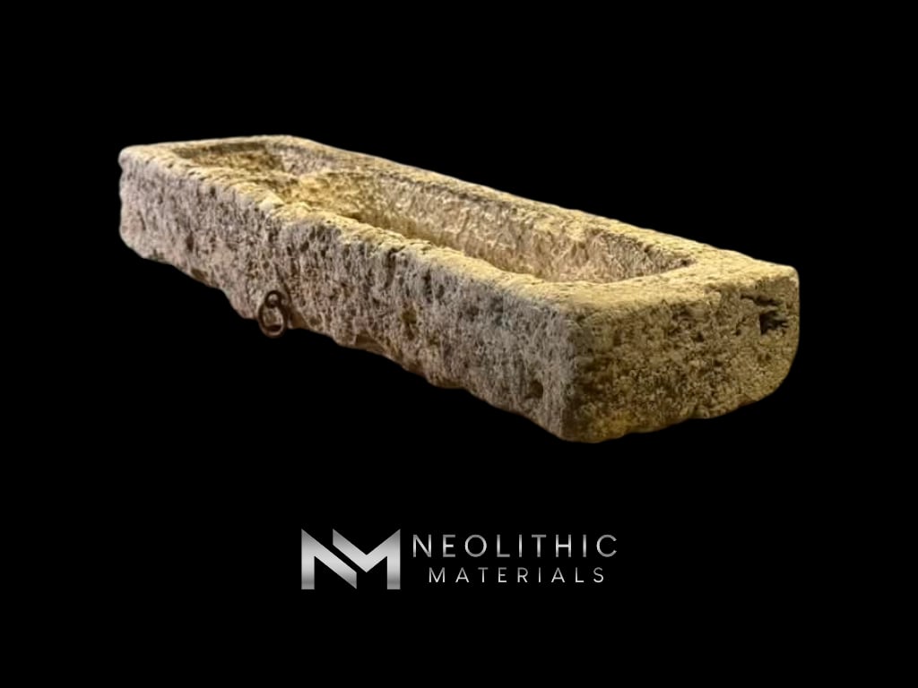 French Antique Limestone Trough