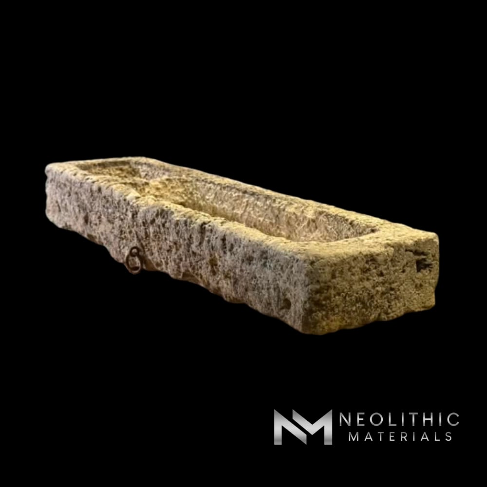 French Antique Limestone Trough
