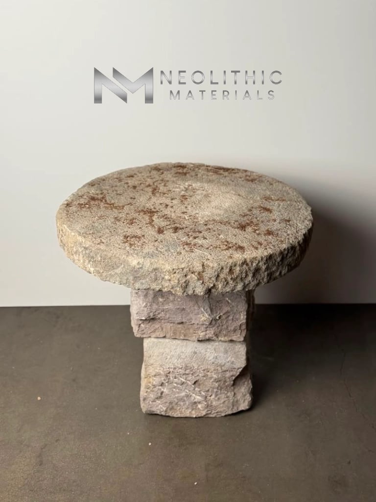 French Antique Limestone Slab - Image 1