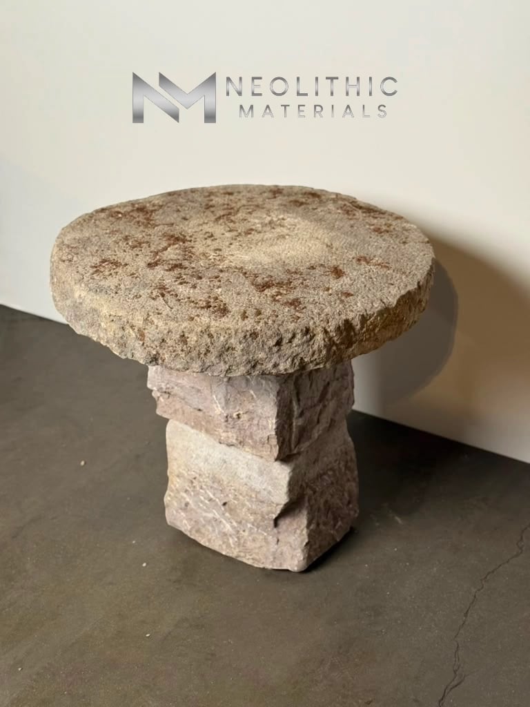 French Antique Limestone Slab - Image 2