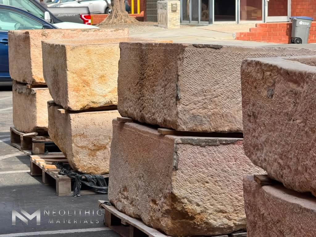 French Antique Limestone Troughs - Image 2