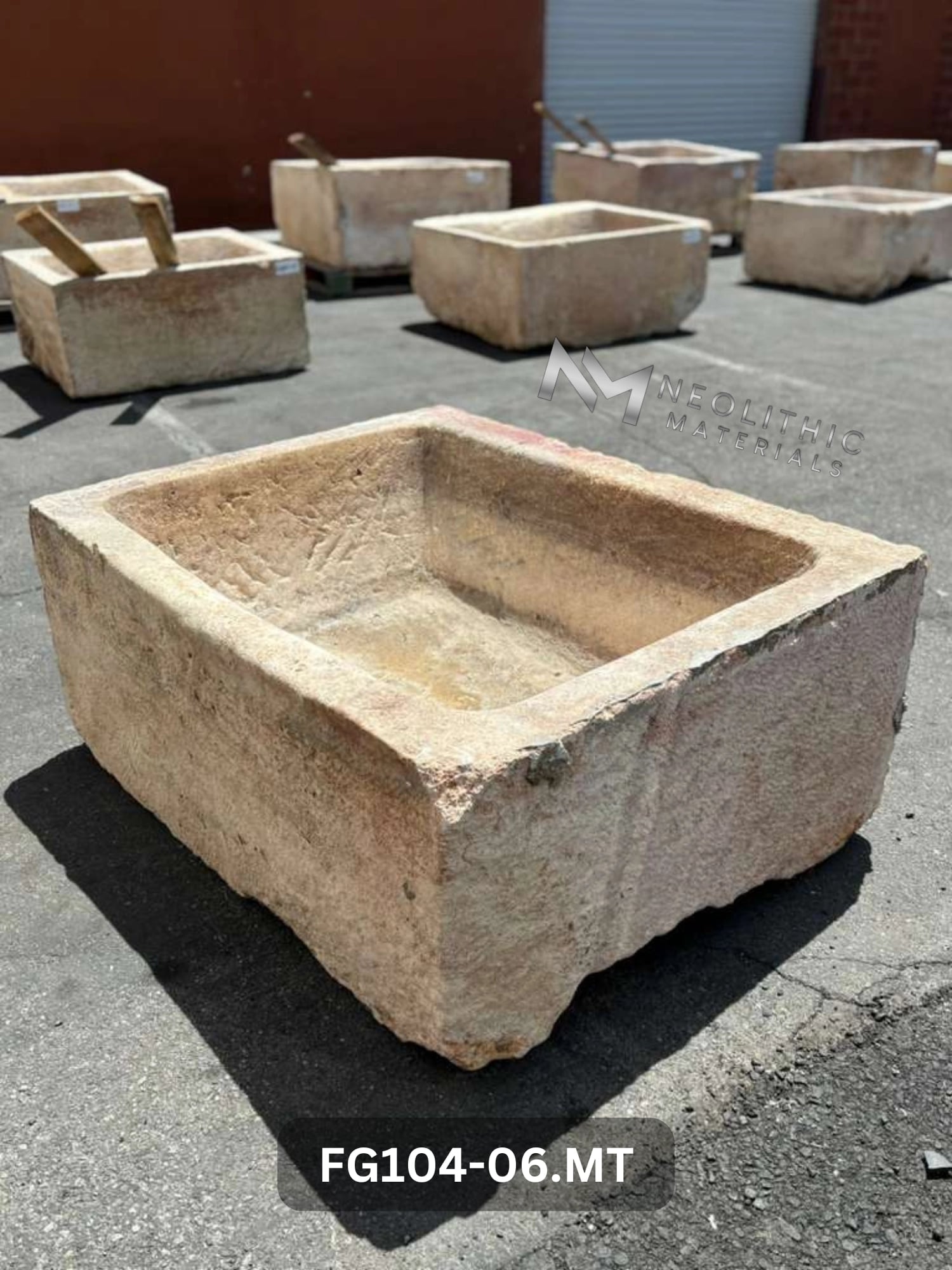 French Antique Limestone Troughs - Image 6